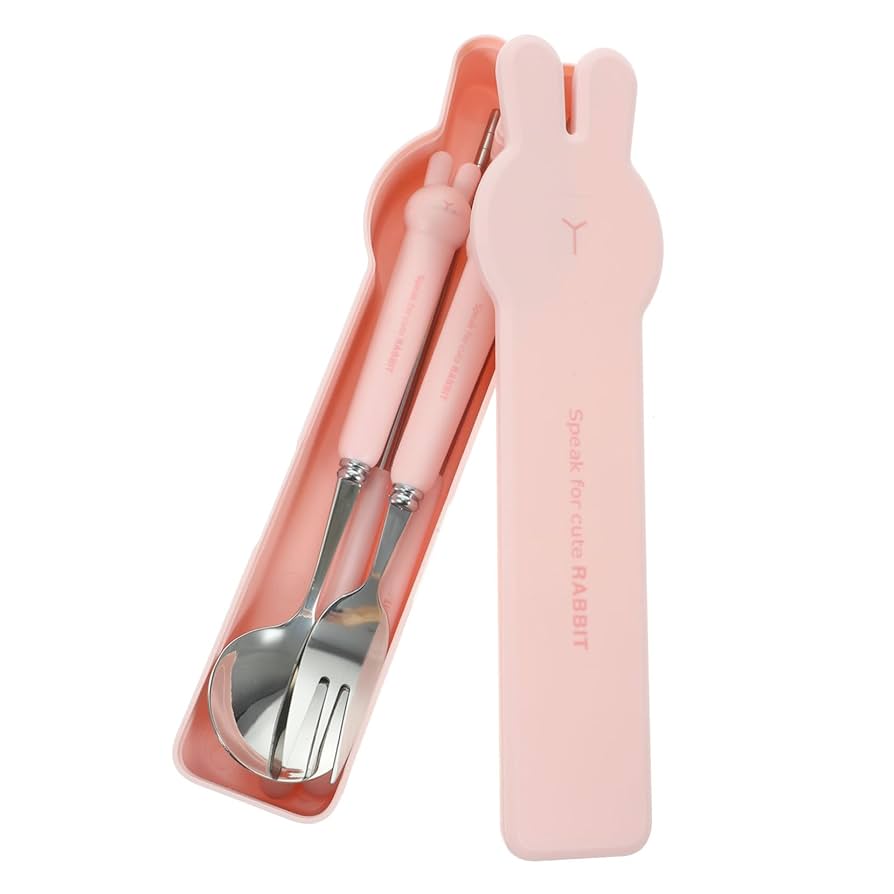 Amazon | 1 セット お弁当用スプーン・フォークセット ケース